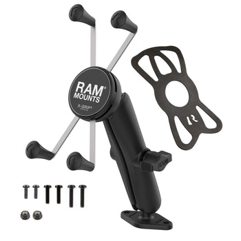 RAM® X-Grip® Large Phone Mount with Diamond Base - Long Arm (RAM-B-102-C-UN10U)