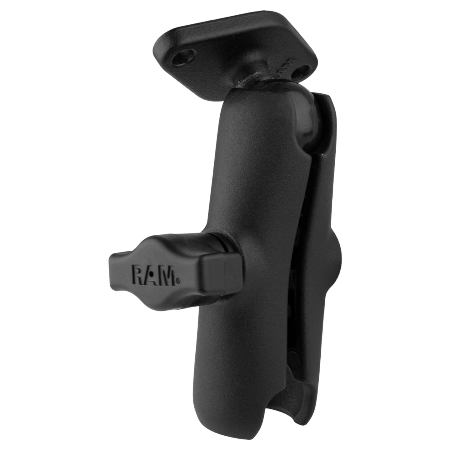 RAM Double Socket Arm with Diamond Plate (RAM-B-103-238U)