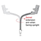 RAM® Quick Release 18" Arm Extension for Wheelchairs (RAM-B-114P-18-201U)