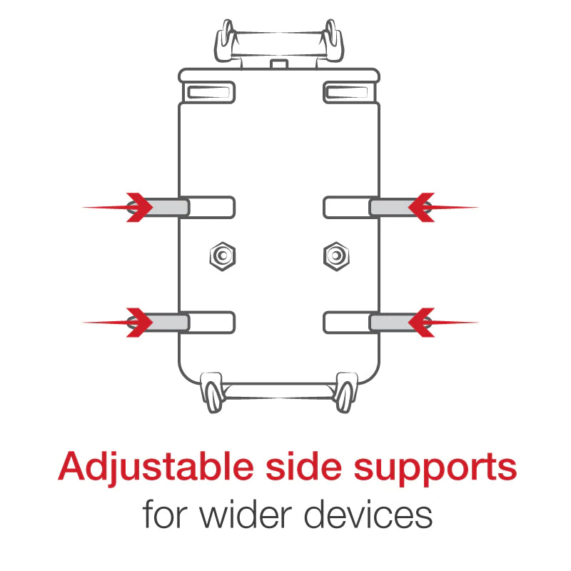 RAM® Quick-Grip™ XL Phone Mount with Handlebar U-Bolt Base (RAM-B-149Z-A-PD4U)