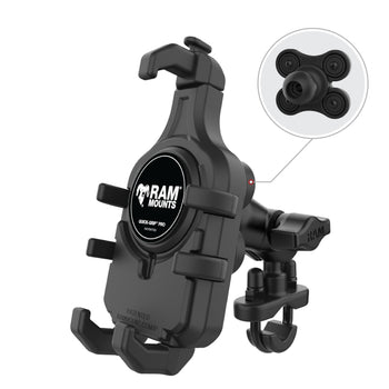 RAM® Quick-Grip™ Pro Vibration Damping Phone Mount with U-Bolt Base (RAM-B-149Z-A-PD5VU)