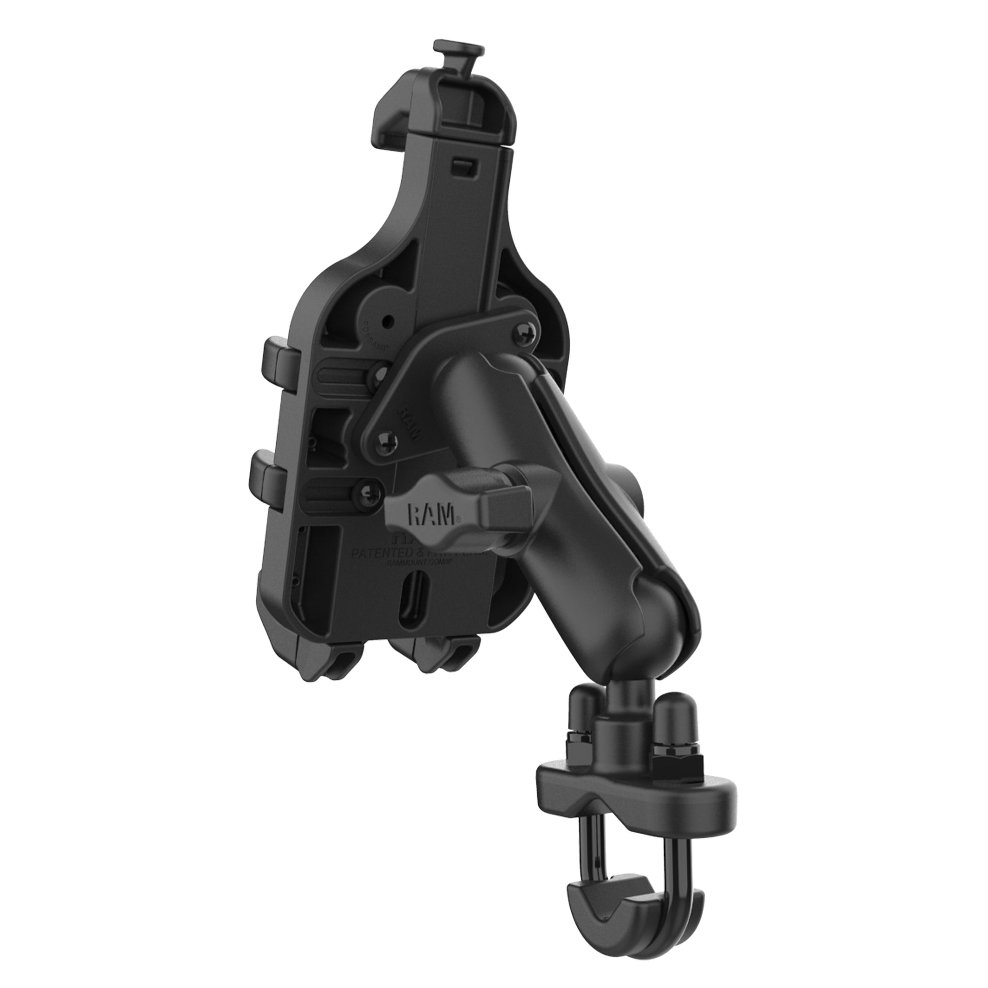 RAM® Quick-Grip™ Pro Phone Handlebar Mount with Qi2 15W Wireless Charger (RAM-B-149Z-PD5-W2MU)