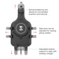RAM® Quick-Grip™ Pro Phone Handlebar Mount with Qi2 15W Wireless Charger (RAM-B-149Z-PD5-W2MU)