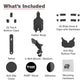 RAM® Quick-Grip™ Pro Phone Mount with Handlebar U-Bolt Base - Medium (RAM-B-149Z-PD5U)
