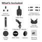 RAM® Quick-Grip™ Pro Phone Mount with Handlebar U-Bolt Base - Medium (RAM-B-149Z-PD5U)