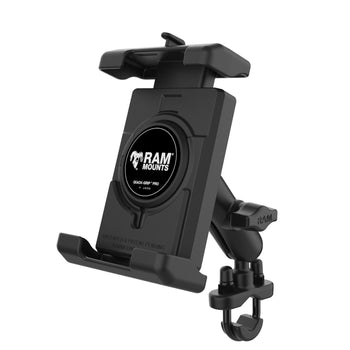 RAM® Quick-Grip™ Pro XL Phone Mount with Handlebar U-Bolt Base - Medium (RAM-B-149Z-PD7U)