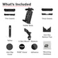 RAM® Quick-Grip™ Pro XL Phone Mount with Handlebar U-Bolt Base - Medium (RAM-B-149Z-PD7U)