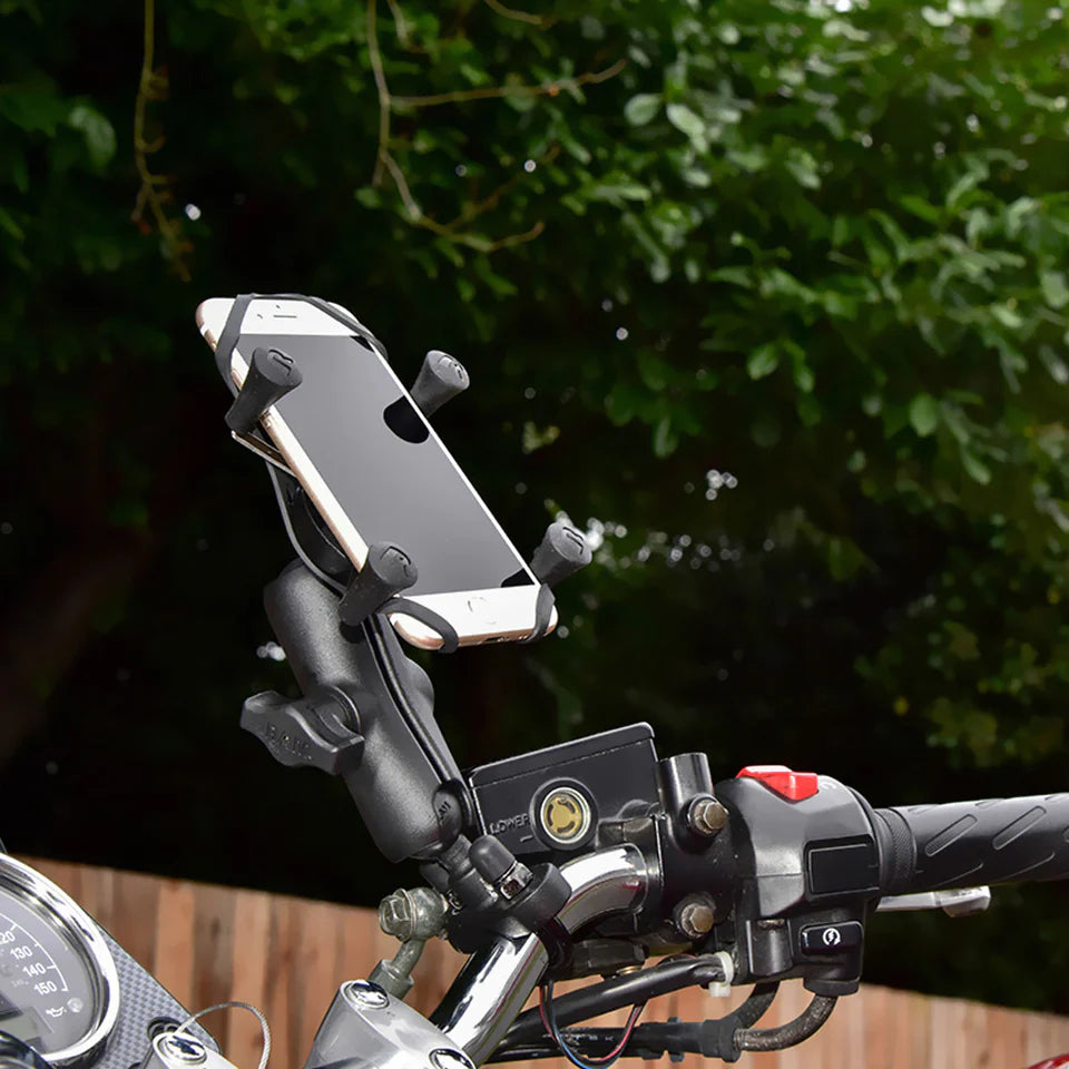 RAM Handlebar U-Bolt Mount with Universal RAM® X-Grip® Cell/iPhone Cradle (RAM-B-149Z-UN7U)