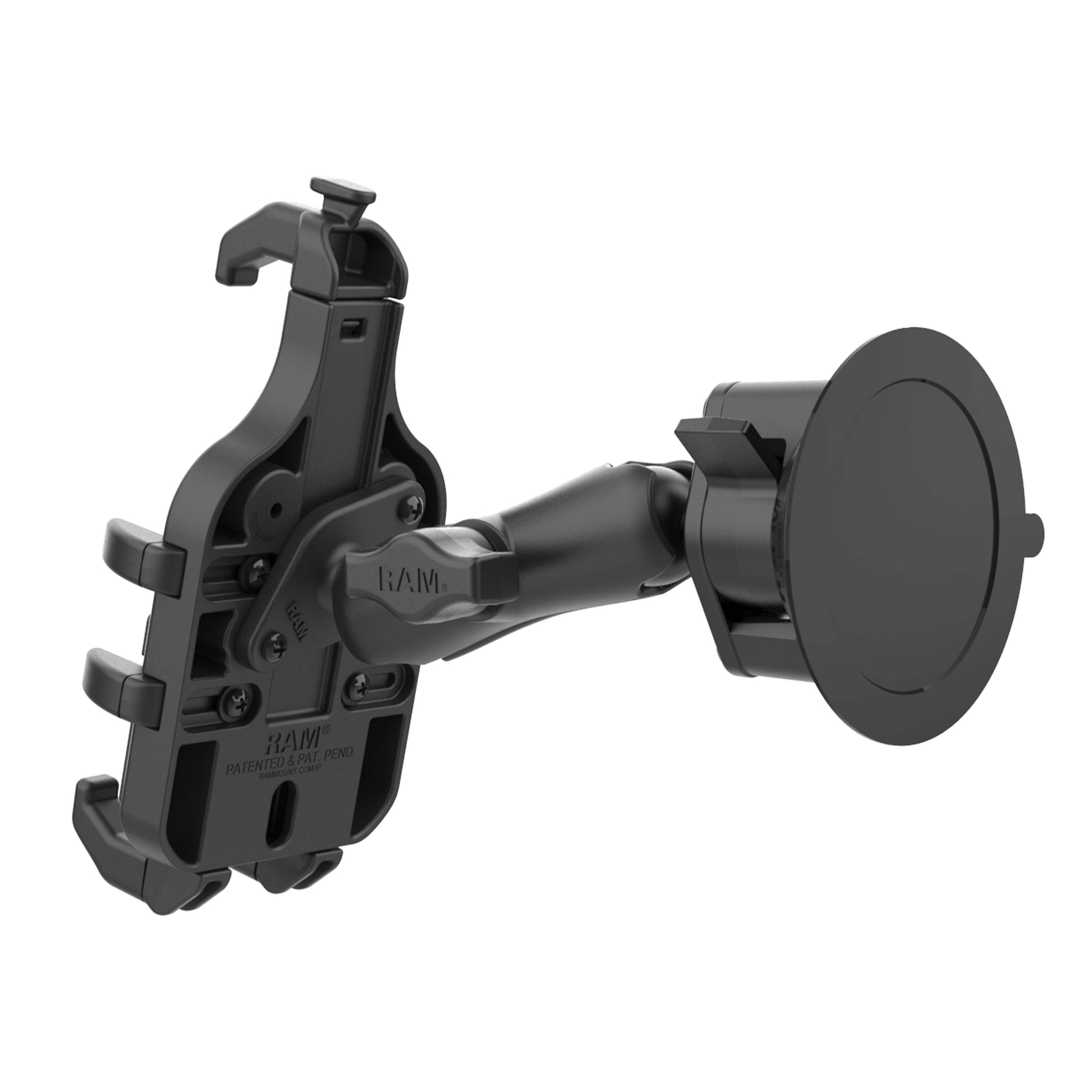 RAM® Quick-Grip™ Pro Suction Cup Mount with Qi2 15W Wireless Charger (RAM-B-166-PD5-W2MU)
