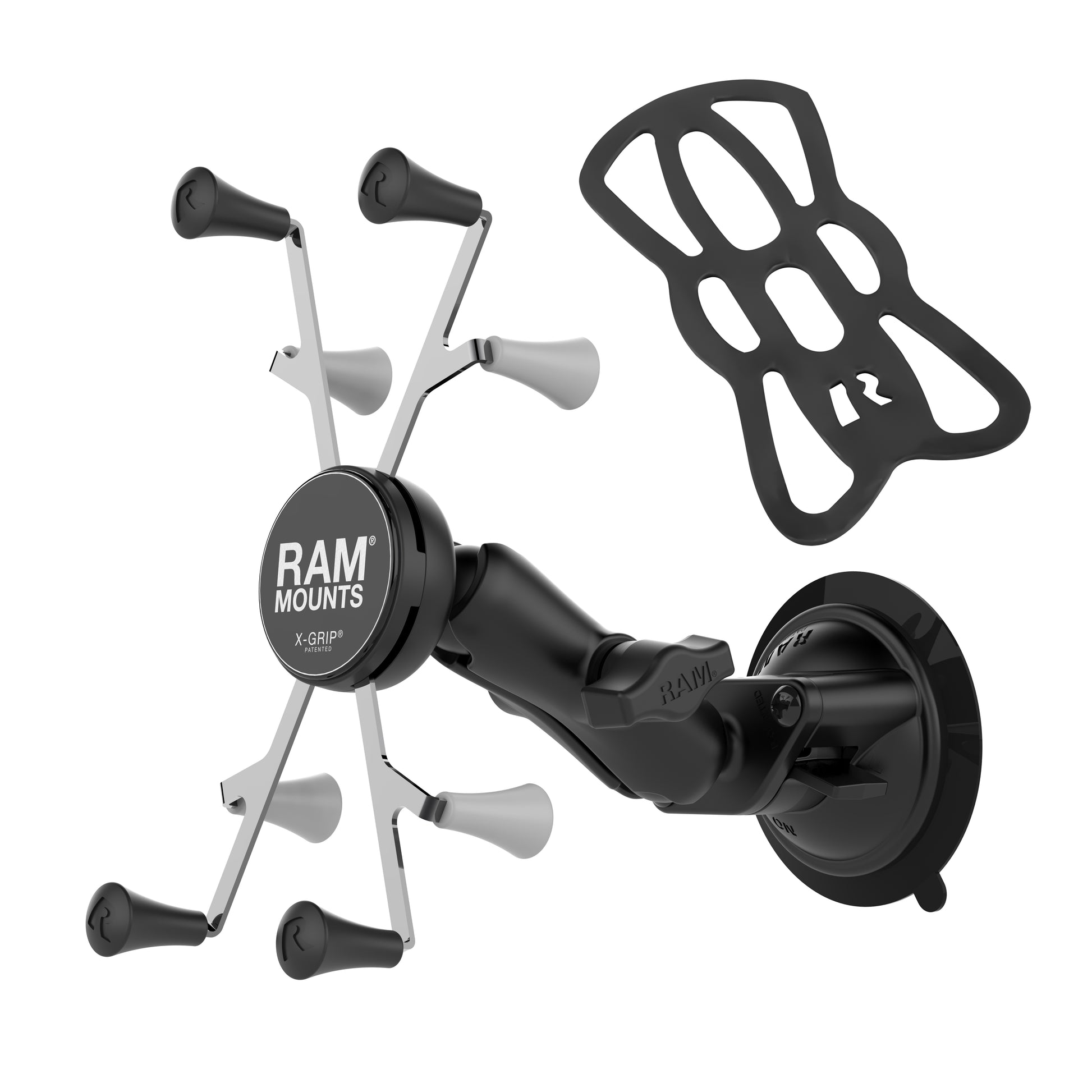 RAM® X-Grip® with RAM® Twist-Lock™ Suction Cup Mount for 7"-8" Tablets (RAM-B-166-UN8U)