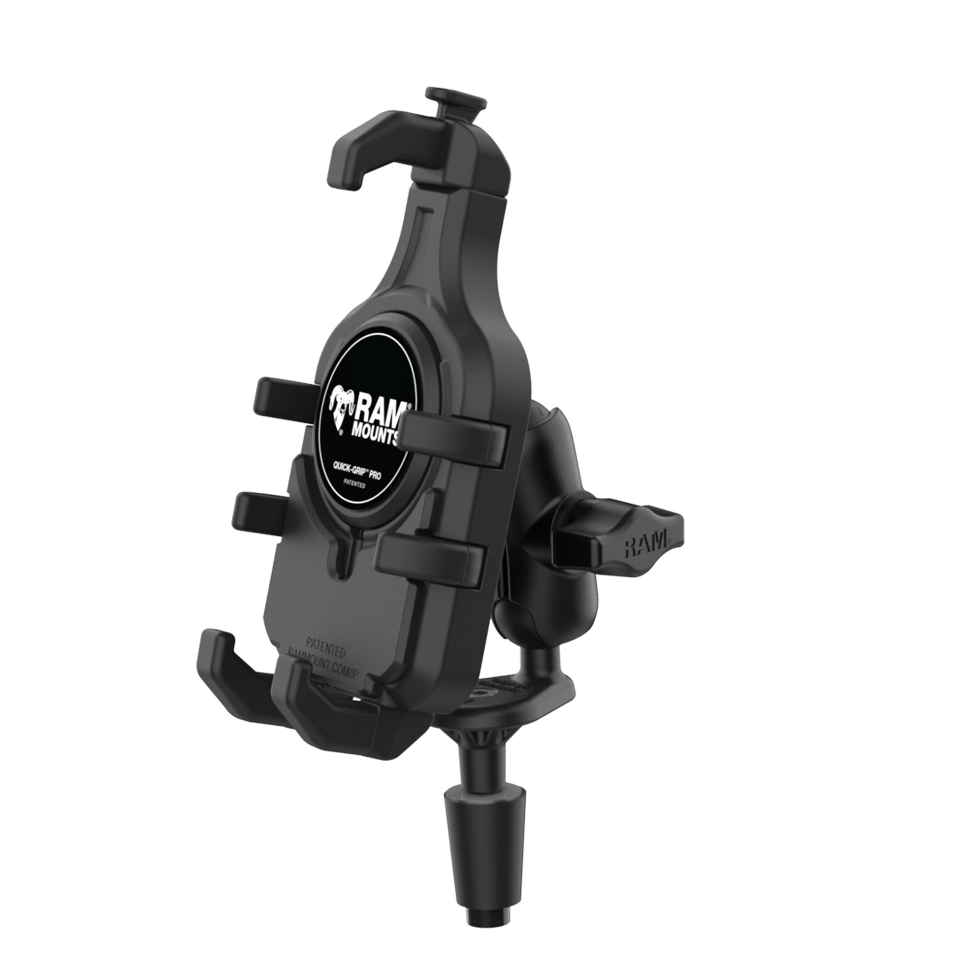 RAM® Quick-Grip™ Pro Phone Mount with Fork Stem Base - Short (RAM-B-176-A-PD5U)
