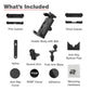 RAM® Quick-Grip™ Pro XL Phone Mount with Fork Stem Base - Short (RAM-B-176-A-PD7U)