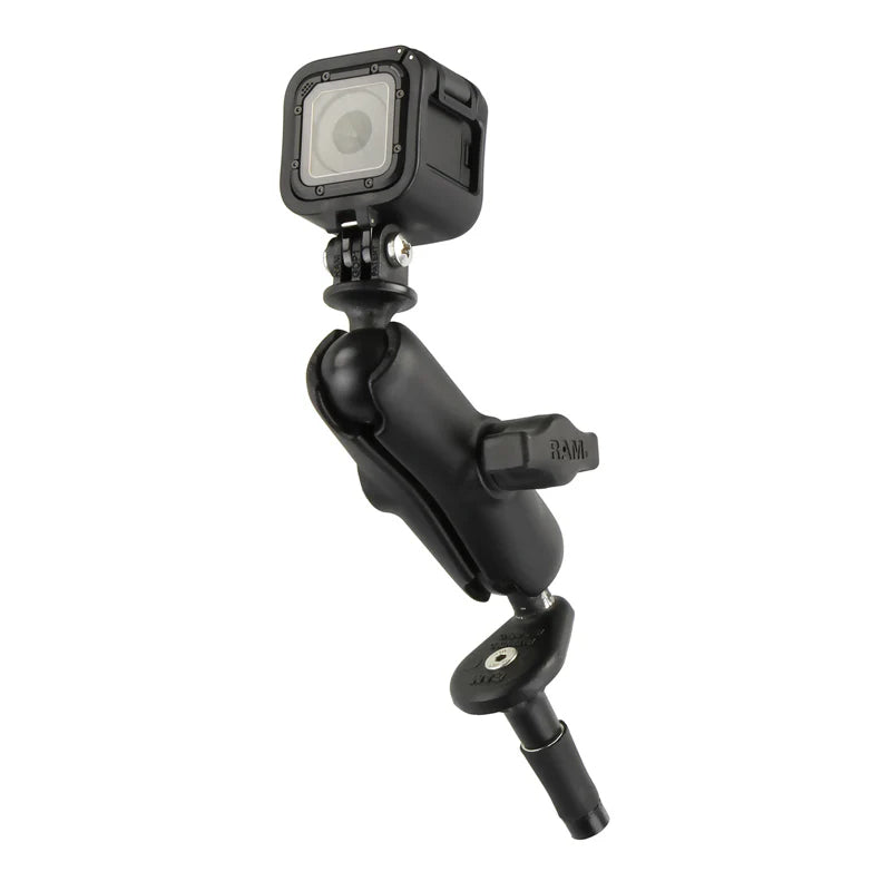 RAM® Motorcycle Fork Stem Mount with Universal Action Camera Adapter (RAM-B-176-GOP1U)