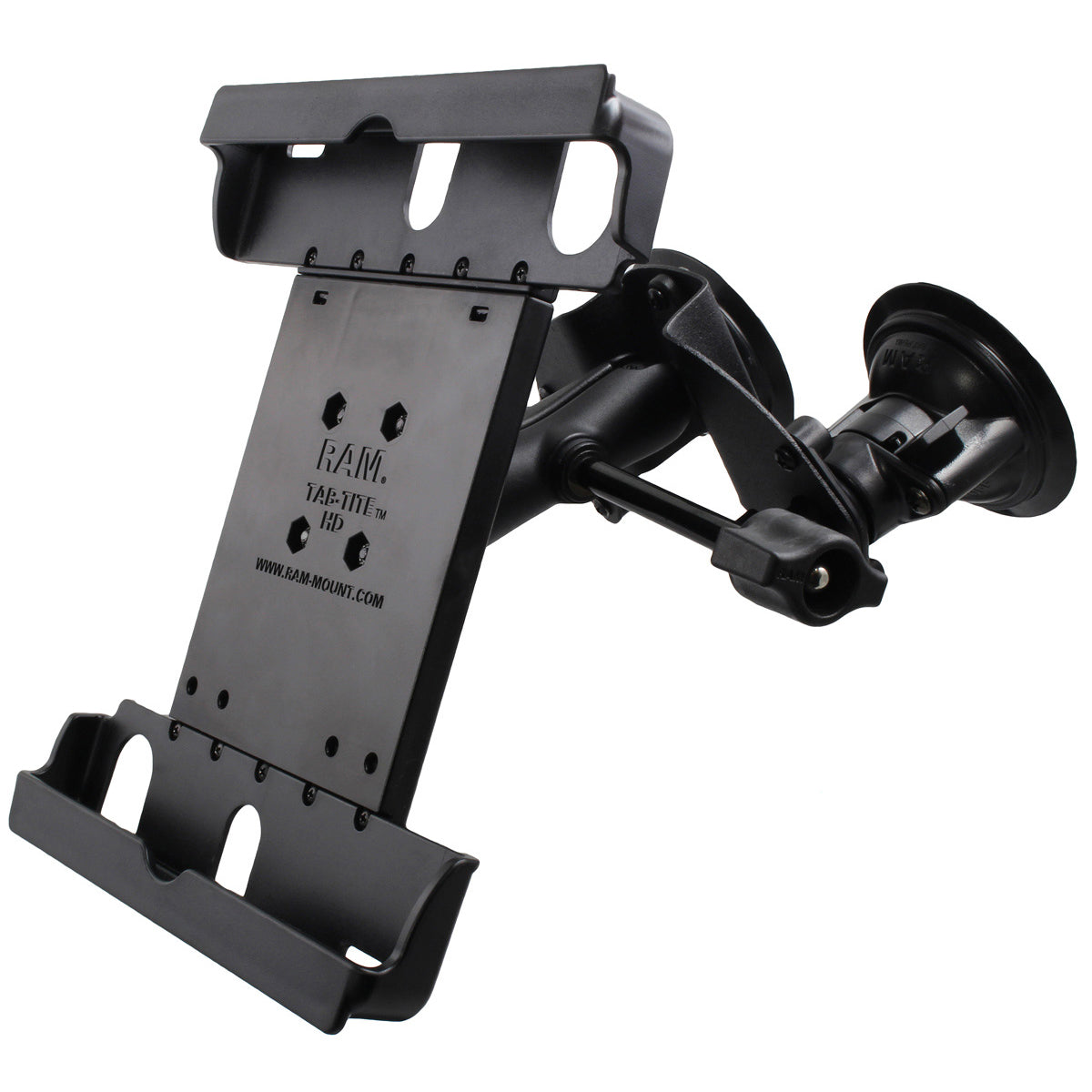 RAM® Tab-Tite™ with RAM® Twist-Lock™ Dual Suction for Tablets with Cases (RAM-B-189-PIV1-TAB20-ALA1-KRU)