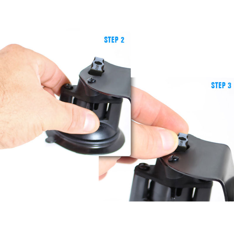 RAM® X-Grip® with Twist-Lock™ Pivot Suction for 9"-11" Tablets - Medium (RAM-B-189-PIV1-UN9U)