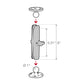 RAM Long Socket Arm for B Size 1" Ball (RAM-B-201U-C)