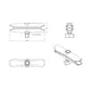 RAM Long Socket Arm for B Size 1" Ball (RAM-B-201U-C)