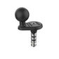 RAM® Motorcycle Fork Stem Wedge Ball Base - 12-18mm Holes (RAM-B-342W-1U)