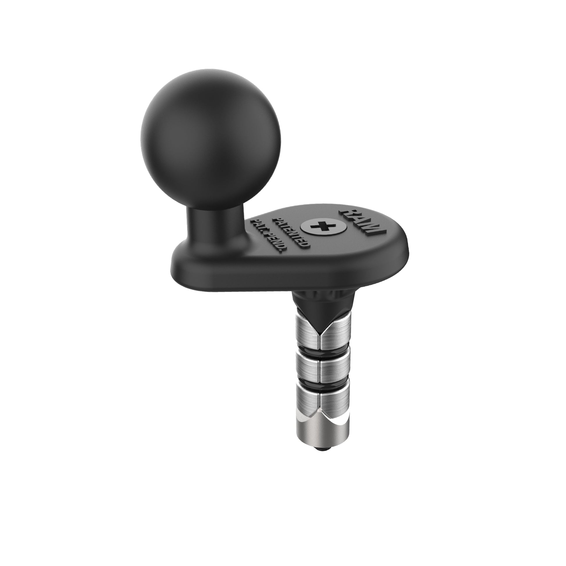 RAM® Motorcycle Fork Stem Wedge Ball Base - 12-18mm Holes (RAM-B-342W-1U)