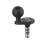 RAM® Motorcycle Fork Stem Wedge Ball Base - 12-18mm Holes (RAM-B-342W-1U)