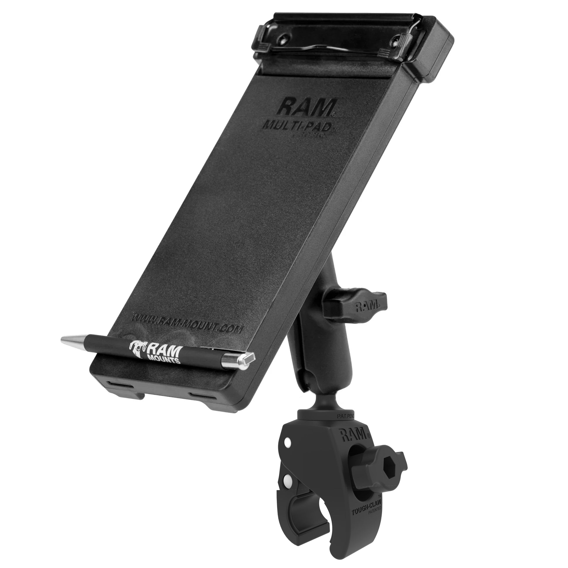 RAM® Multi-Pad™ Mount with Tough-Claw™ Medium Clamp Base (RAM-B-400-MP1U)