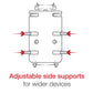 RAM® Quick-Grip™ XL Phone Mount with Small Tough-Claw™ Base - Medium (RAM-B-400-PD4U)