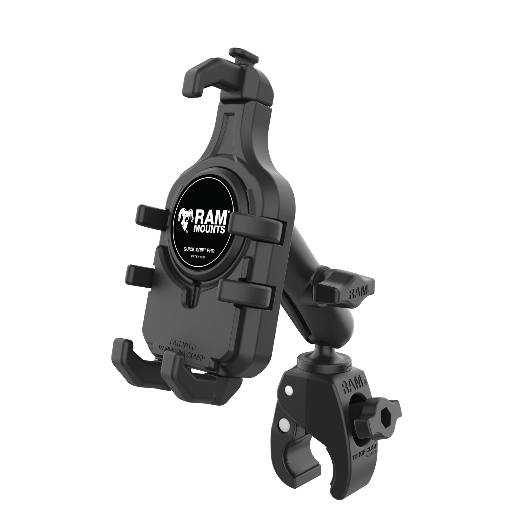 RAM® Quick-Grip™ Pro Phone Mount with Small Tough-Claw™ Base - Medium (RAM-B-400-PD5U)