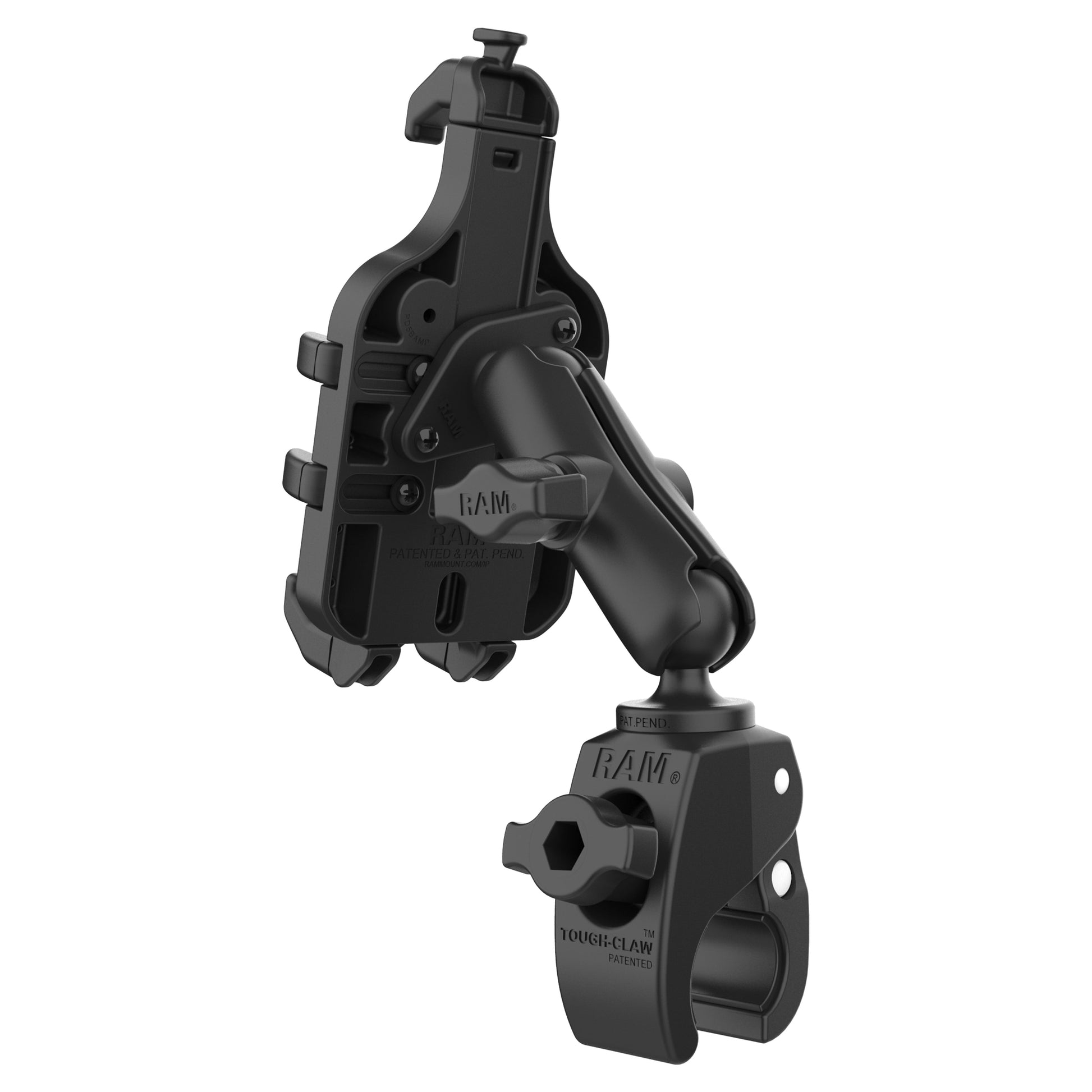 RAM® Quick-Grip™ Pro Phone Mount with Small Tough-Claw™ Base - Medium (RAM-B-400-PD5U)
