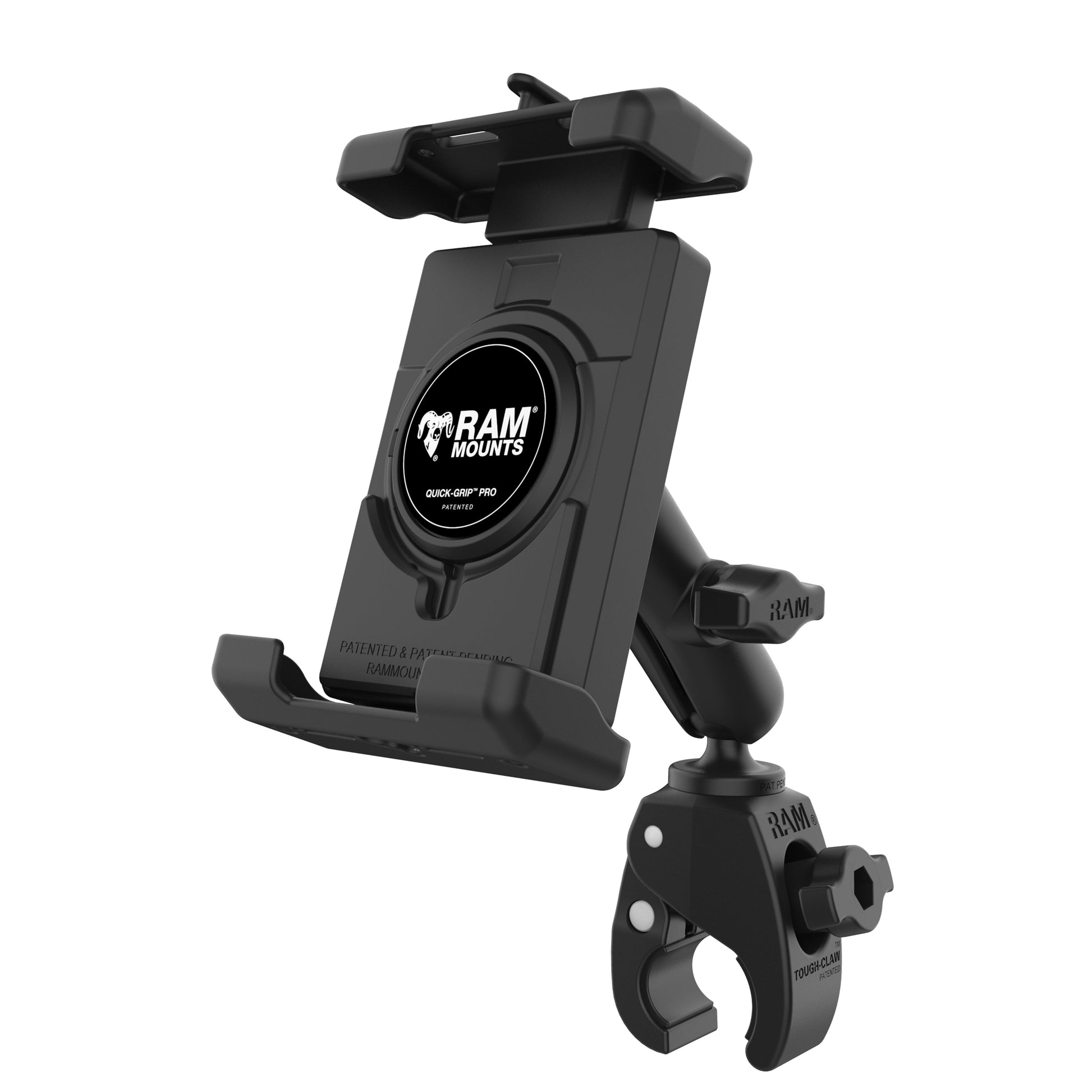 RAM® Quick-Grip™ Pro XL Phone Mount with Small Tough-Claw™ Base - Medium (RAM-B-400-PD7U)