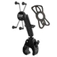 RAM® X-Grip® Large Phone Mount with Tough-Claw™ Medium Clamp Base - Long (RAM-B-404-C-UN10U)