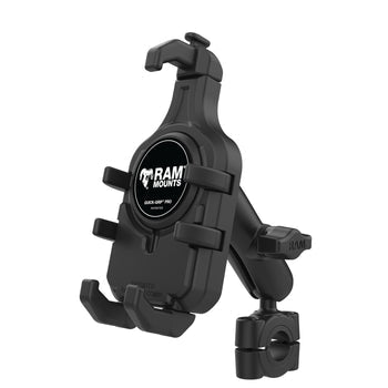 RAM® Quick-Grip™ Pro Phone Mount with Medium Torque™ Base - Medium (RAM-B-408-75-1-PD5U)