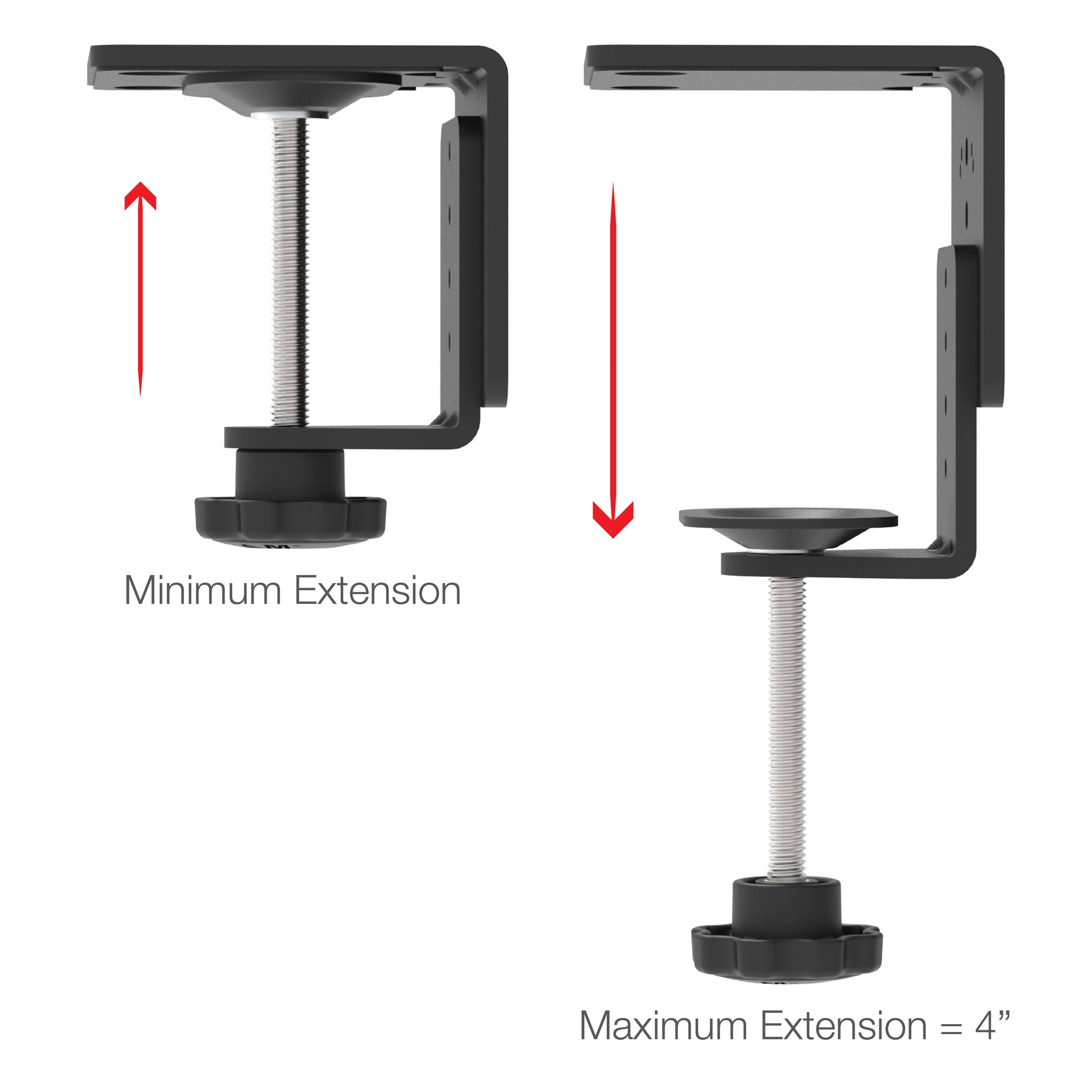 RAM® Heavy Duty C-Clamp Base For Ball Bases & Pedestal Mounts (RAM-CC1U)