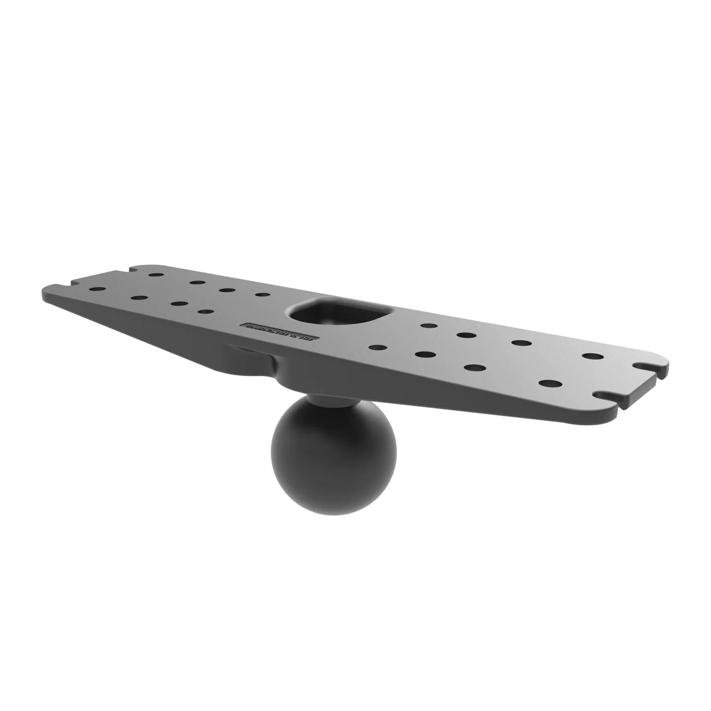 RAM 3" x 11" Rectangle Plate 2.25" Ball (RAM-D-111BU)