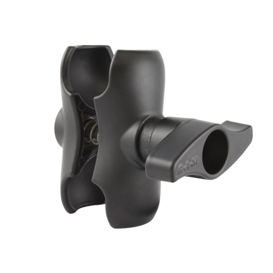 RAM® Double Socket Arm with Jam Nut - D Size Short (RAM-D-201U-C-MI1)