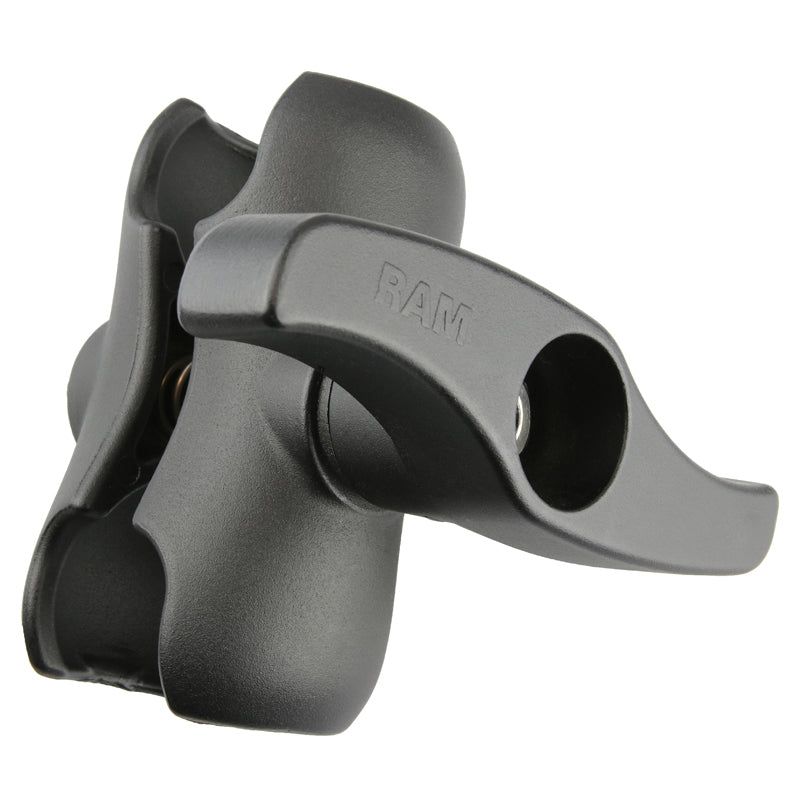 RAM® Double Socket Arm with Large Knob - D Size Short (RAM-D-201U-C-NEC2)