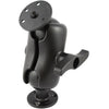 RAM® Double Ball Mount with Two Large Round Plates - E Size Short (RAM-E-101U-D)