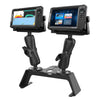 RAM® Fish Finder Deck Kit with Dual Marine Electronic Mount (RAM-FF1-D-115-2)