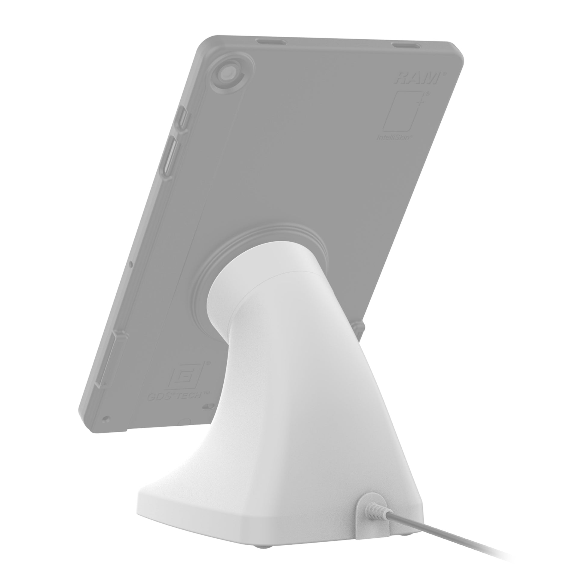 GDS® Uni-Conn™ Powered Kiosk Dock with USB-C - Gray (RAM-GDS-DOCK-D10K-C-GRY)