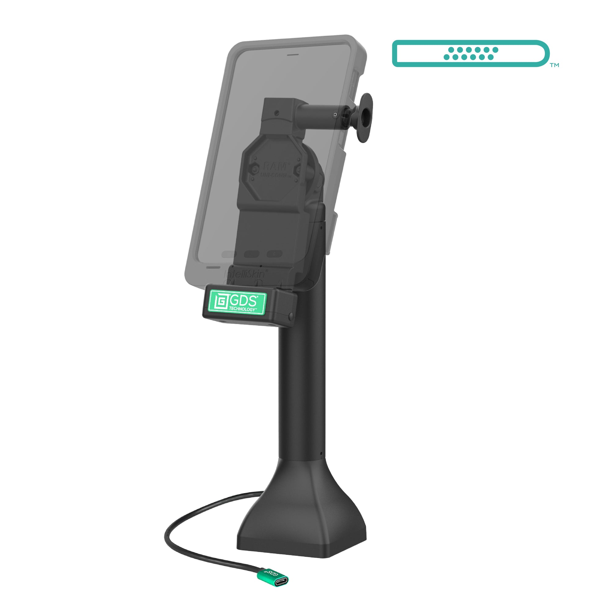 GDS® Uni-Conn™ 14" Pedestal Dock with USB-C (RAM-GDS-DOCK-D11-14-U4C)