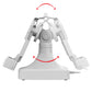 GDS® Uni-Conn™ Tilt & Swivel Dock with PoE + Data - Gray (RAM-GDS-DOCK-D14-U1E-2A-GRY)