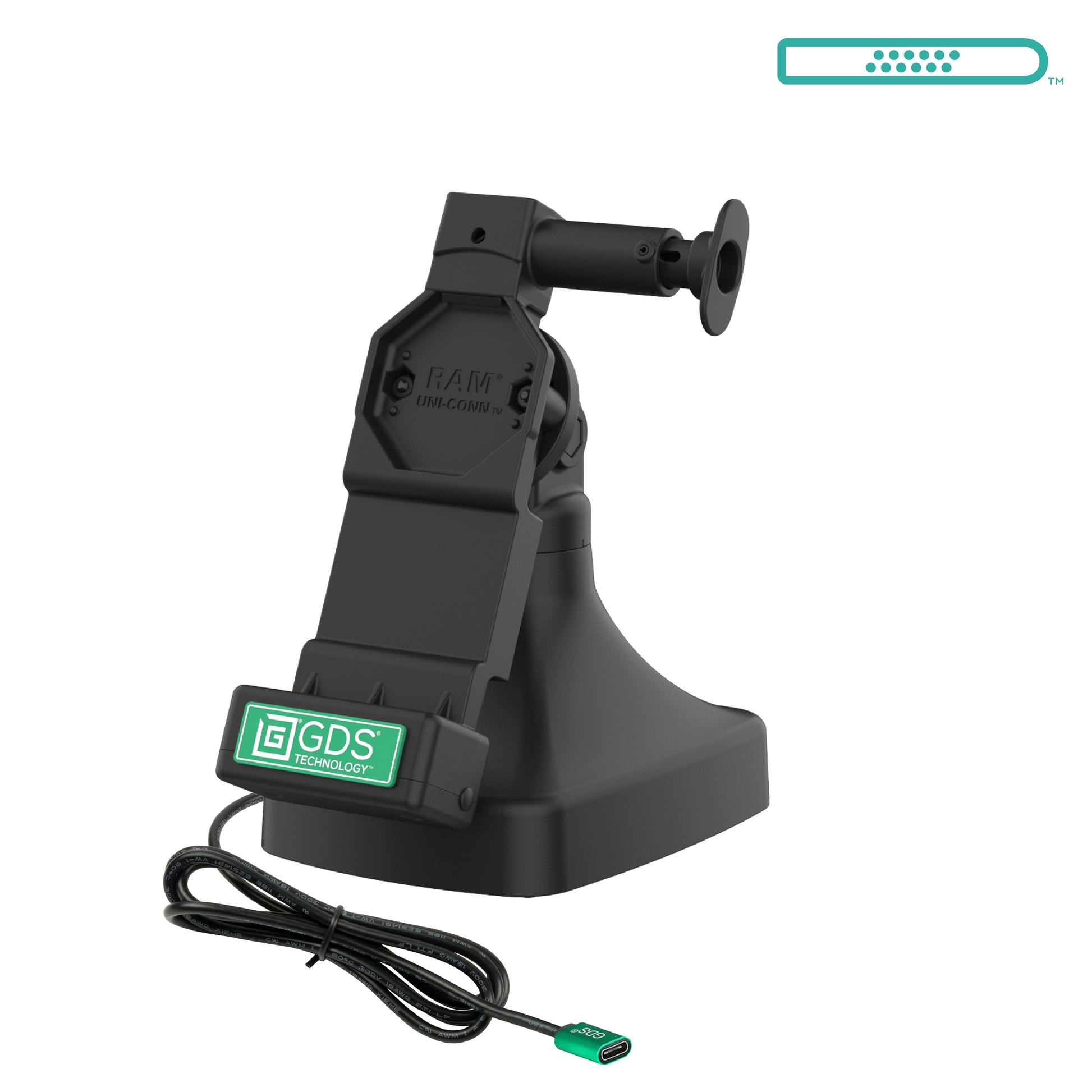 GDS® Uni-Conn™ Tilt & Swivel Dock with USB-C (RAM-GDS-DOCK-D14-U4C)