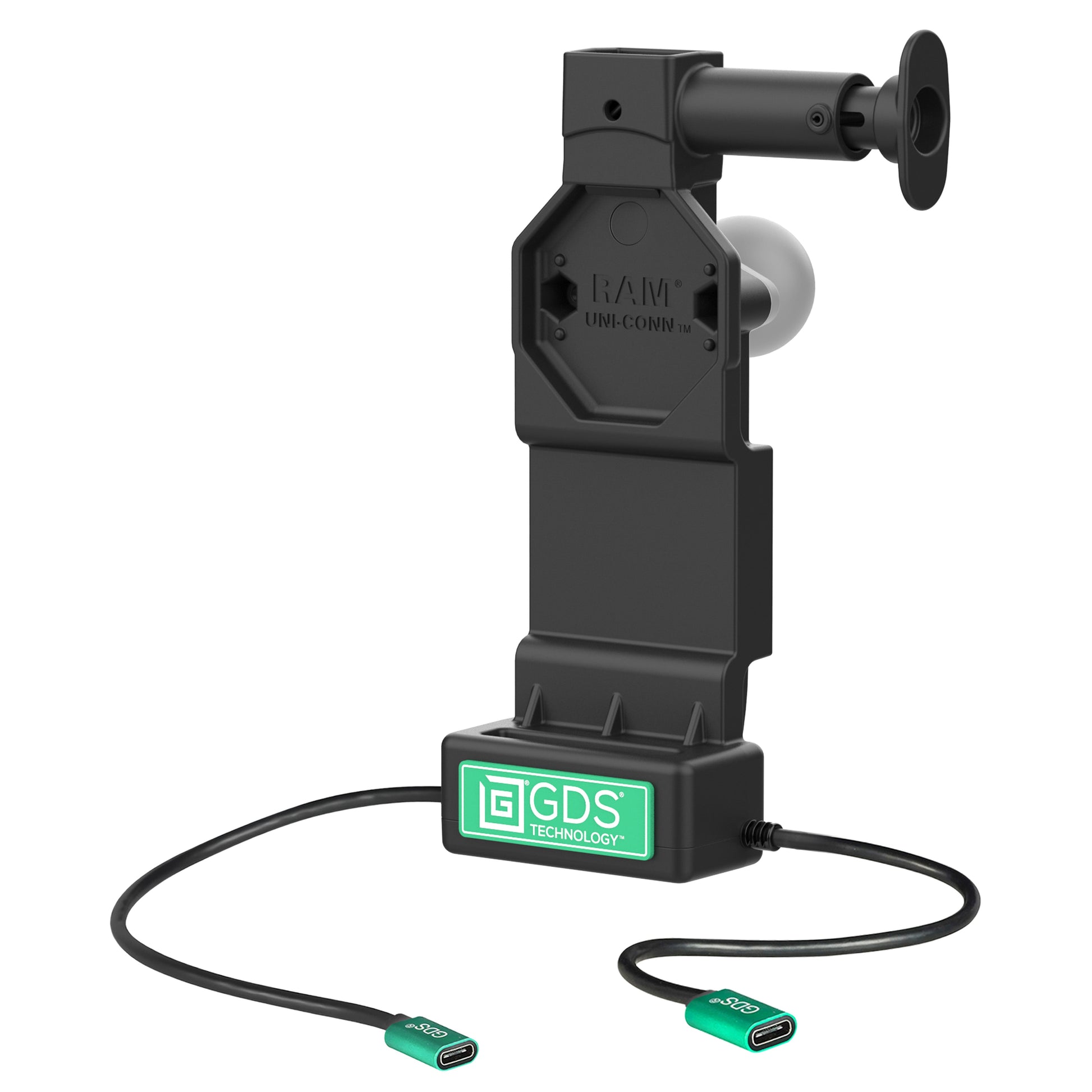 GDS® Uni-Conn™ Dock + Single USB-C with Release Button (RAM-GDS-DOCK-U4CP-CU)