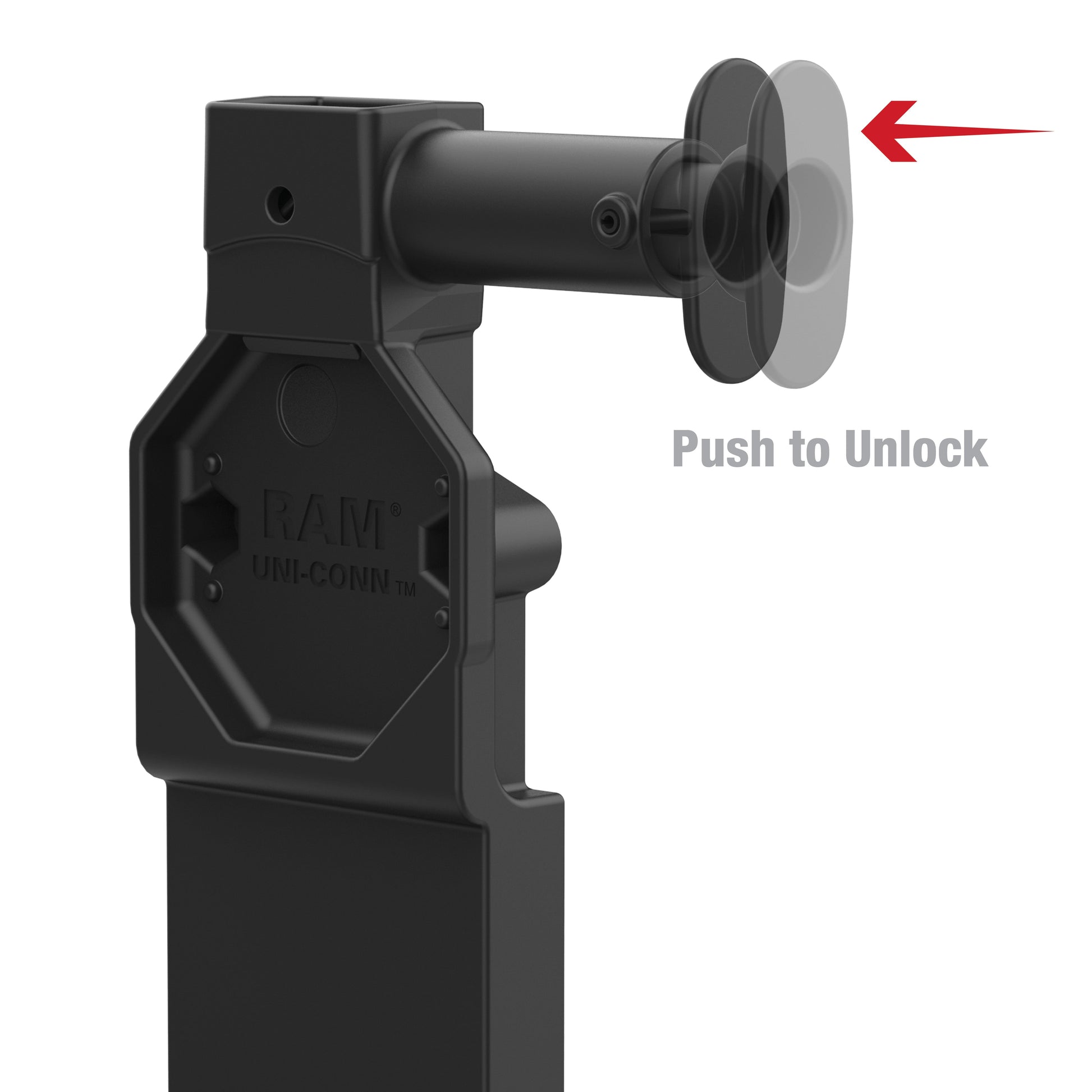 GDS® Uni-Conn™ Dock + Single USB-C with Release Button (RAM-GDS-DOCK-U4CP-CU)