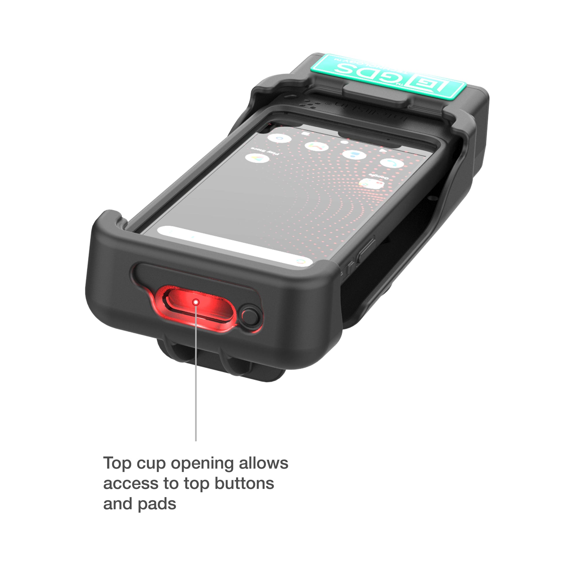 GDS® Powered Locking Vehicle Dock for Honeywell CT37 with IntelliSkin® (RAM-GDS-DOCKL-V15-CU)