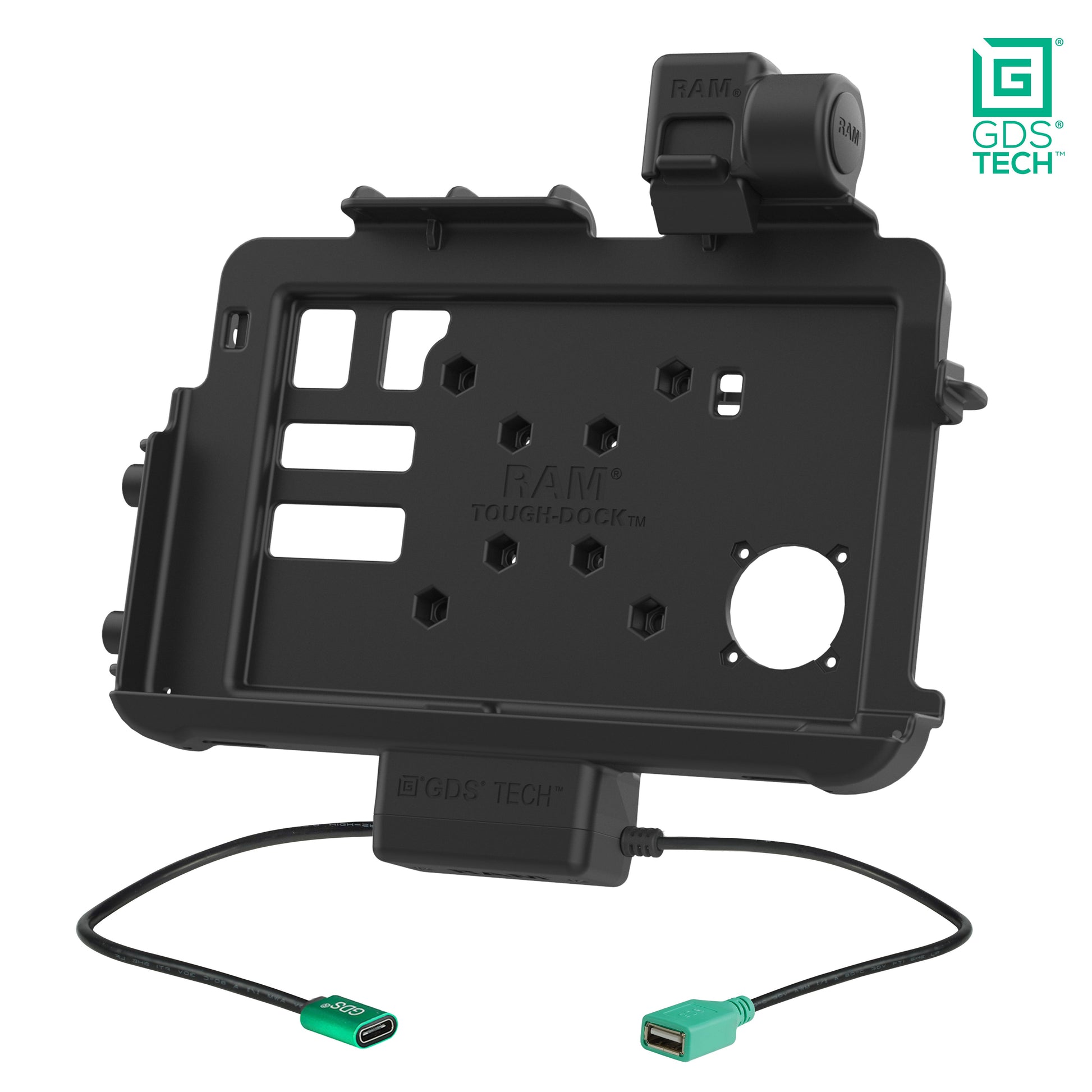 GDS® Thin-Dock™ + Data Dock for Zebra ET401 & ET4x 10" with IntelliSkin® (RAM-GDS-DOCK-ZE47PDU)