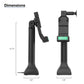 GDS® Uni-Conn™ 14" Locking Pedestal Dock with USB-C (RAM-GDS-DOCKL-D11-14-U4C)