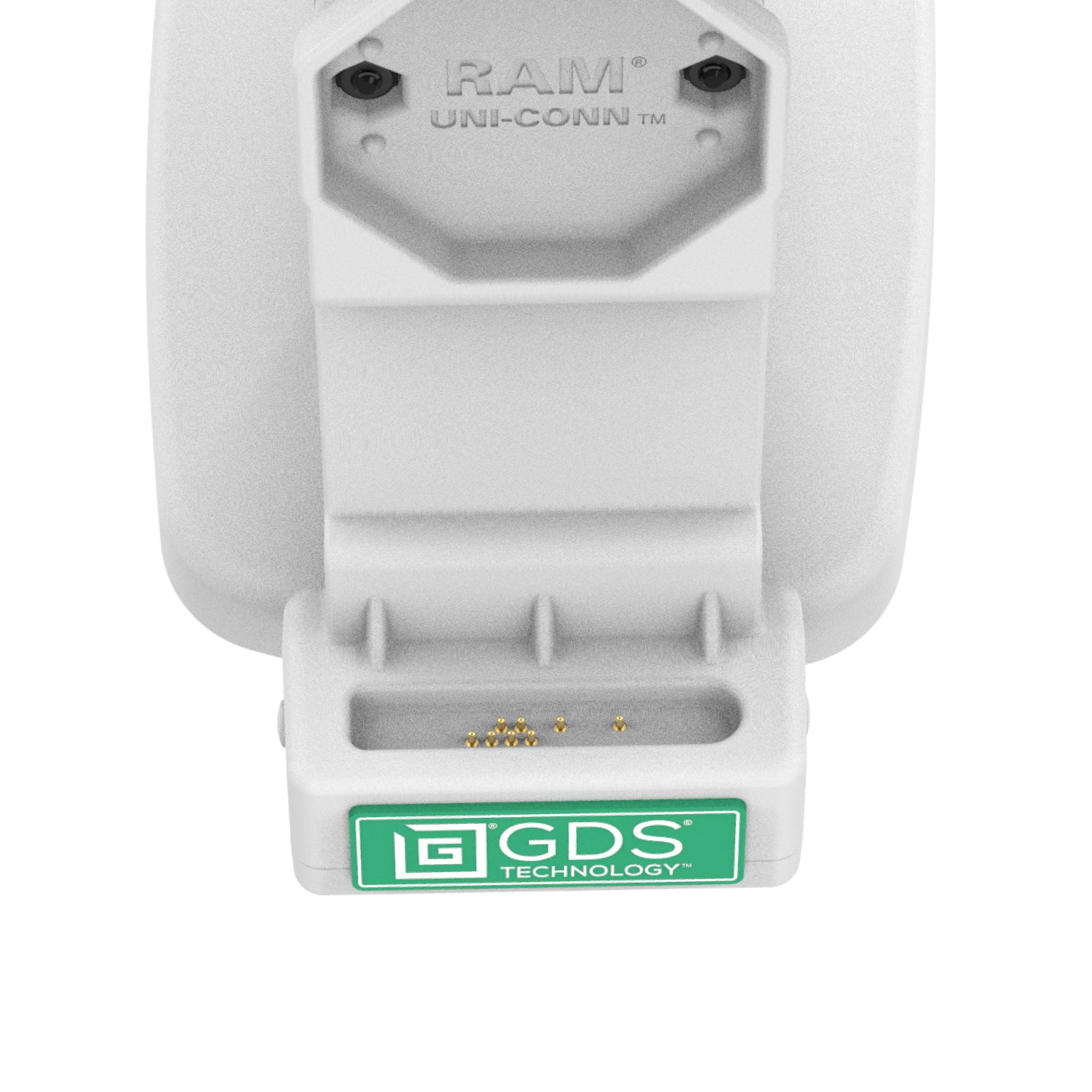 GDS® Uni-Conn™ Locking Tilt & Swivel Dock with USB-C - Gray (RAM-GDS-DOCKL-D14-U4C-GRY)