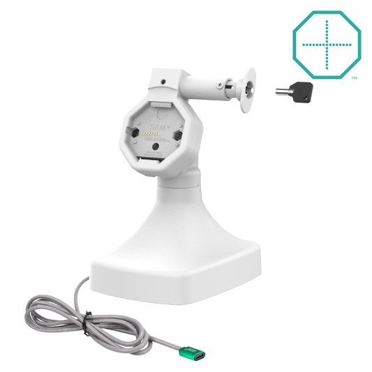 GDS® Uni-Conn™ Powered Locking Tilt & Swivel Dock with USB-C - Gray (RAM-GDS-DOCKL-D14-U5C-GRY)