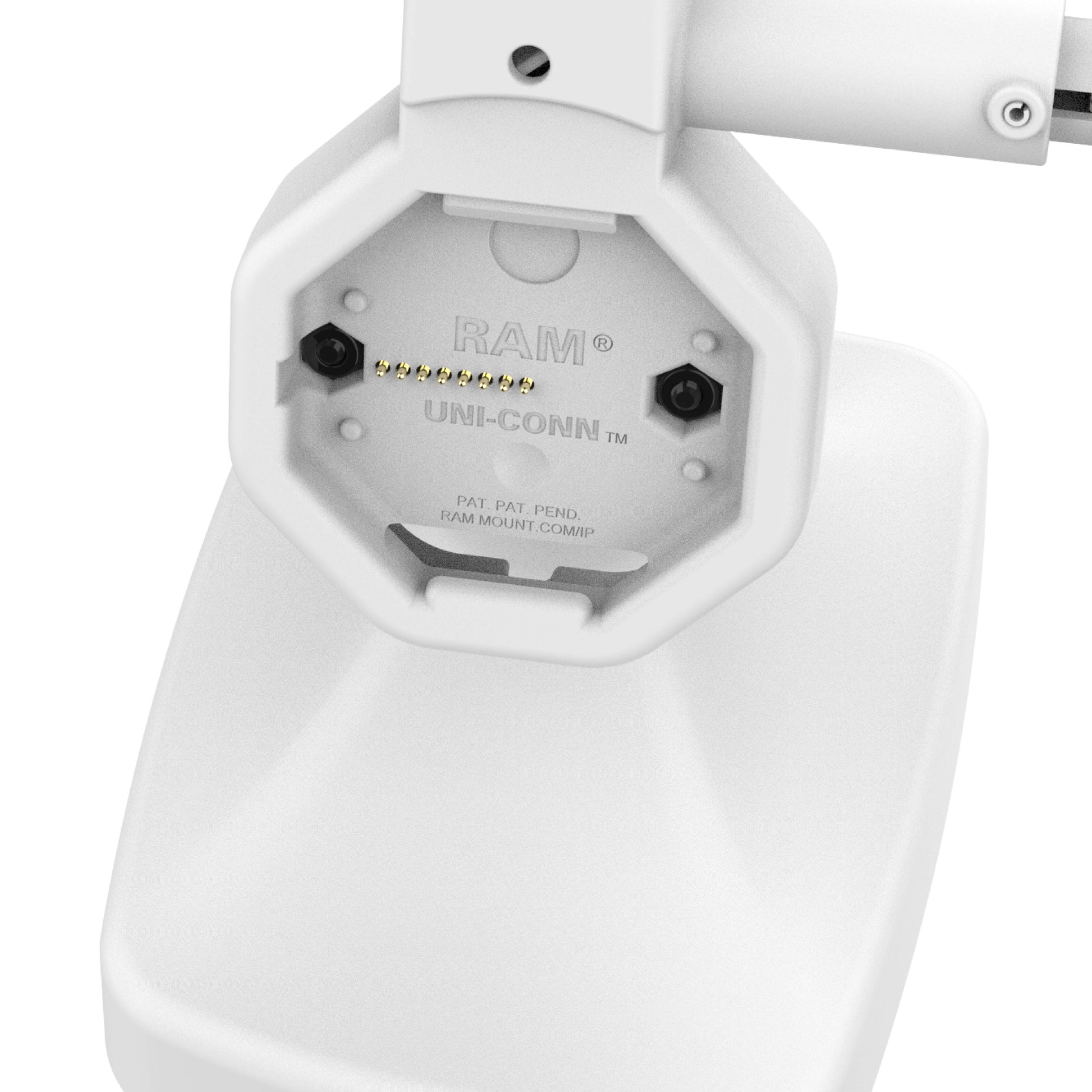 GDS® Uni-Conn™ Powered Locking Tilt & Swivel Dock with USB-C - Gray (RAM-GDS-DOCKL-D14-U5C-GRY)