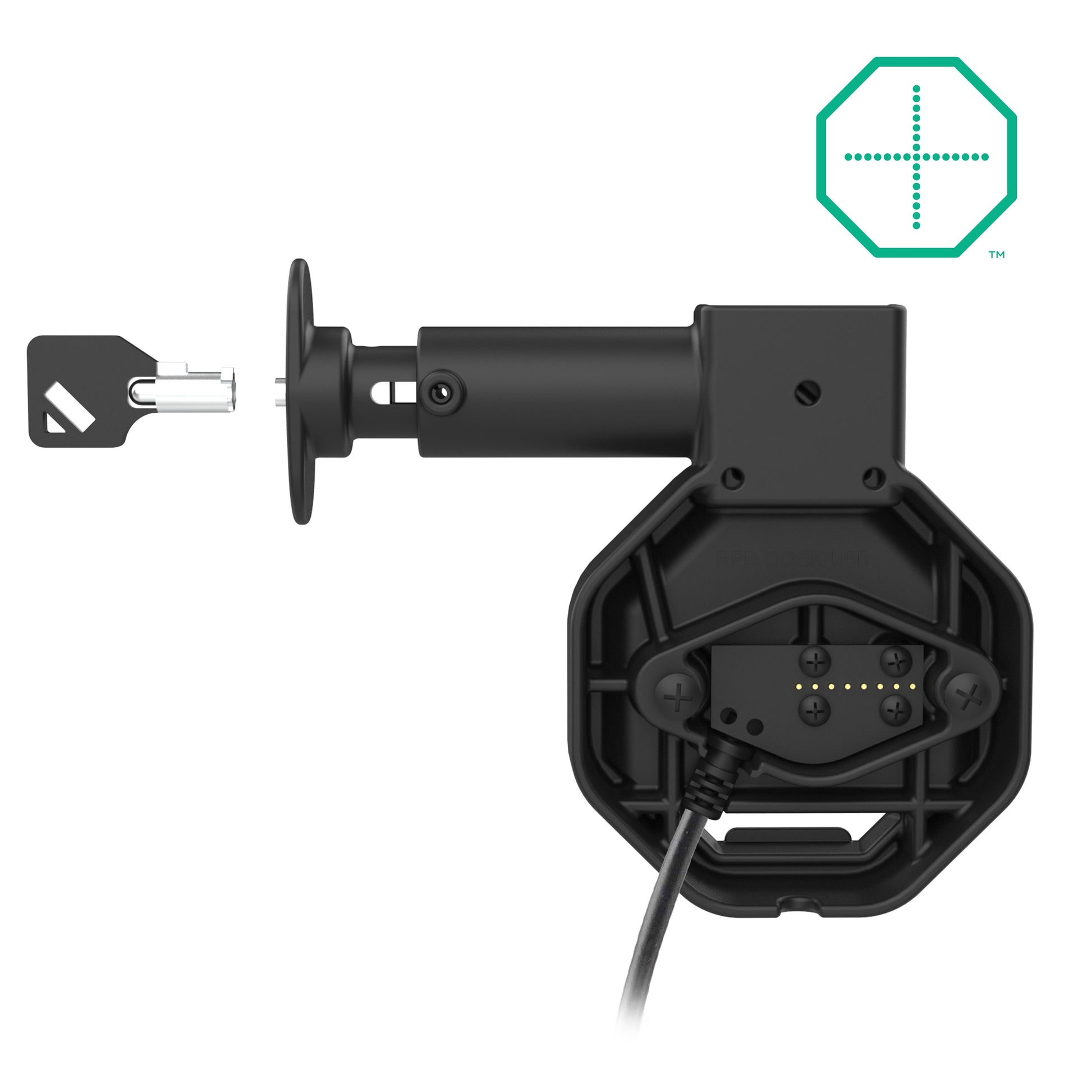 GDS® Uni-Conn™ Powered Locking USB-C Dock with Release Button (RAM-GDS-DOCKL-U5CPU)